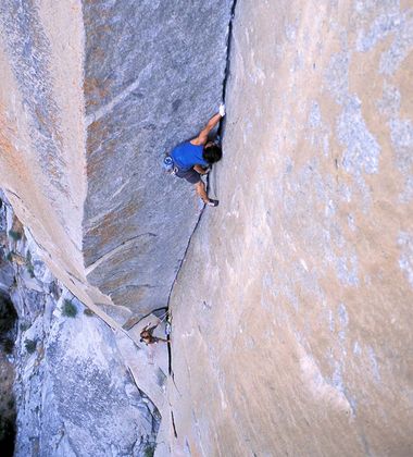 Climbing at the Yosemite National Park, USA, 2006