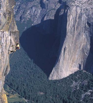Die geniale Enduro Corner muss nicht vorgestellt werden. Diese Reise öffnete mir die Augen dafür, was große Wände zu bieten haben / Yosemite National Park, USA, 2006